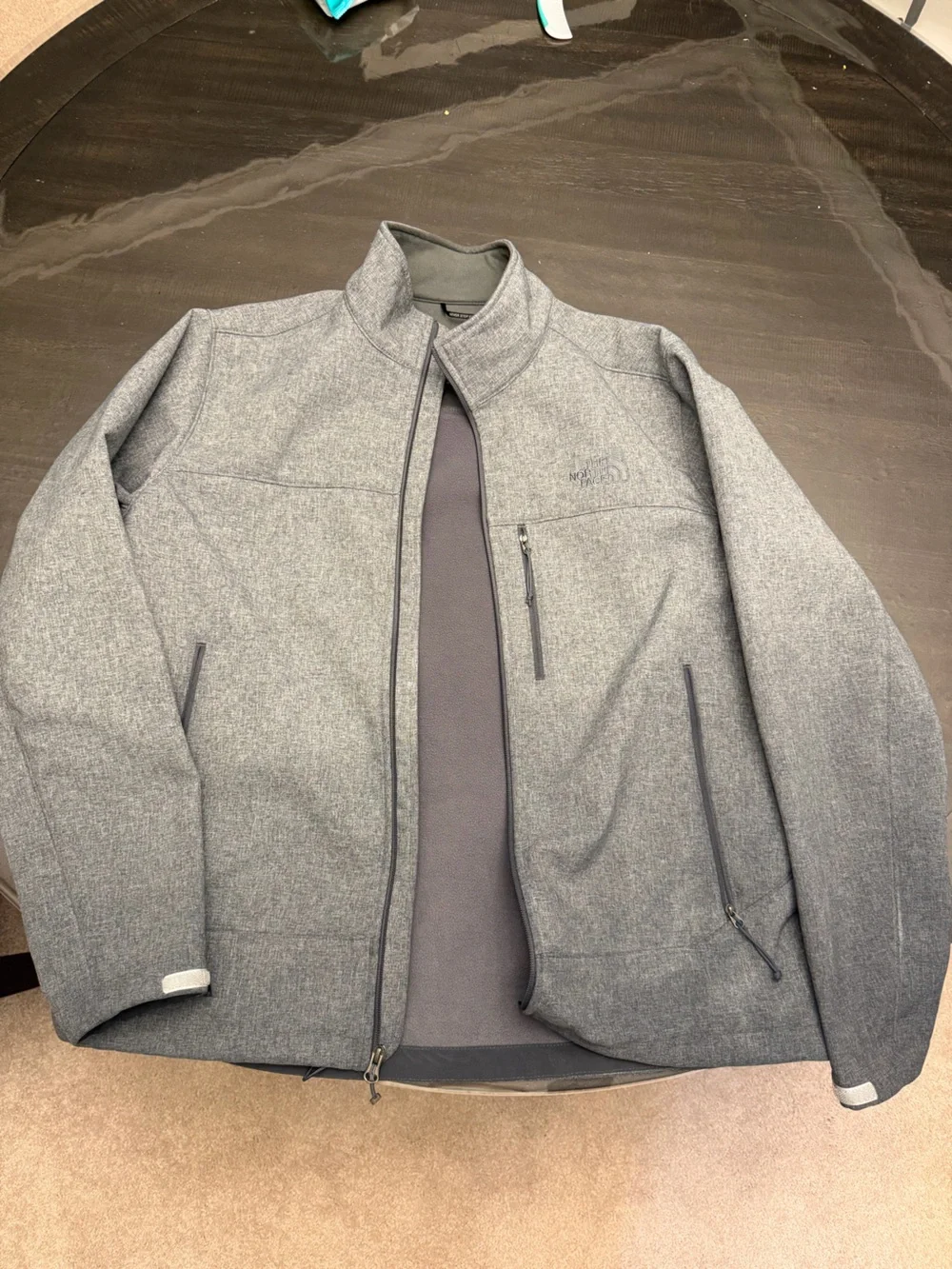 The North Face Men's Gray Lightweight Softshell Jacket